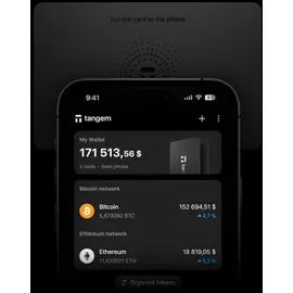 TANGEM Wallet - Secure Crypto Wallet 2 Card Set