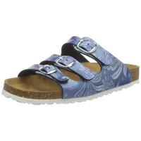 LICO BIOLINE LADY Damen Hausschuh, blau 36 EU