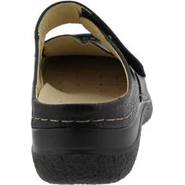 WOLKY Roll Slipper, Clog, Printed leather, black, 0622770-000 40 EU