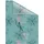 Lichtblick Fensterfolie selbstklebend, Sichtschutz, Aqua Floral - blau B/L: ca. 100x180 cm