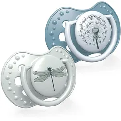 LOVI Botanic 6-18m Schnuller Boy 2 St.