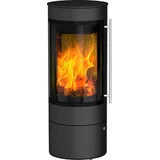 Olsberg Kaminofen PULAR Plus Compact 5 kW Ofen Kamin Holzofen : Stahl/Schwarz