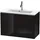 Duravit Waschtischunterschrank 2 Auszüge 82 x 55 x 39,1 cm Schwarz Hochglanz