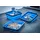 BGS Magnetschale Silikon 115 x 115 x 50 mm blau faltbar 4-tlg.
