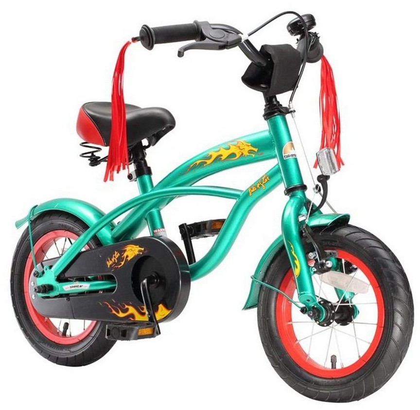 Bikestar Kinderfahrrad Kinderfahrrad Bikestar 12 Zoll - Deluxe Cruiser, 1 Gang grün Babyprofi