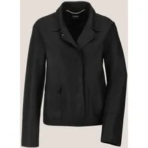 Madeleine Wollblazer mit Klappkragen und Pattentaschen in schwarz | Gr.: 44