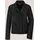 Madeleine Wollblazer mit Klappkragen und Pattentaschen in schwarz | Gr.: 44