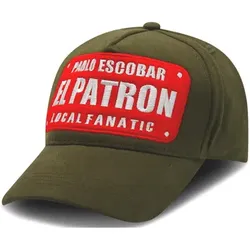 Local Fanatic  Schirmmütze Kappe Pablo Escobar  in Grün, Einheitsgrösse