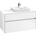 Waschtischunterschrank C01500DH 100x54,8x50cm, Waschtisch rechts, Glossy White