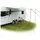 luxuskollektion Wohnwagen Sonnensegel Caravan Tarp 3,6 x 2,4 m Weiß