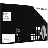 ALLboards Kreidetafel 60 x 40 cm Schwarz