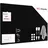 ALLboards Kreidetafel 60 x 40 cm Schwarz