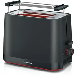 BOSCH BSHG CP Toaster 2Schlitz 950W stufenl. Auft Aufw Brötchenaufs. sw