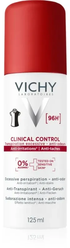 Vichy Clinical Control Deodorant Spray gegen übermäßiges Schwitzen 125 ml