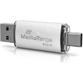 MediaRange MR940-1 512 GB USB Stick, Silber