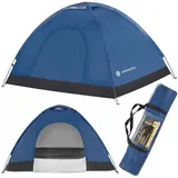 Zelt Campingzelt 2 Personen Outdoor Tent pop-up - Blau