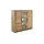 MCA living Greno Highboard 153 x 142 x 40 cm Beige