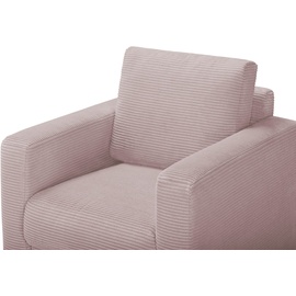 bobb Sessel mit Boxspringpolsterung Lisa de Luxe ¦ rosa/pink ¦ Maße (cm): B: 85 H: 90 T: 93