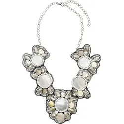 Kette mit Anhänger "Aylin", Damen, Gr. one size, Zamak, weiß, COLLEZIONE ALESSANDRO, Basic, Halsketten, mit verschiedenen Muschelelementen