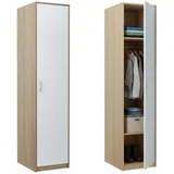 home collective Garderobenschrank 45 x 0 x 0 cm Beige/Weiß