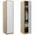 home collective Garderobenschrank 45 x 0 x 0 cm Beige/Weiß