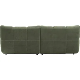 Home Affaire 3-Sitzer HOME AFFAIRE "Cozy Bubble, mit klappbaren Armlehnen, Breite 220cm", turtle, B:220cm H:85cm T:108cm, Sofas, mit eleganter Steppung, Rundumbezug & weicher Polsterung