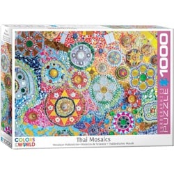 EUROGRAPHICS Puzzle EuroGraphics 6000-5637 Thailändisches Mosaik, 1000 Puzzleteile bunt