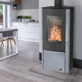 Fireplace Elite Oregon Kaminofen Speckstein - Schwarz