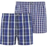 Jockey Webboxer Kariert Blau 6XL