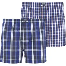Jockey Webboxer Kariert Blau 6XL