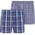 Jockey Webboxer Kariert Blau 6XL