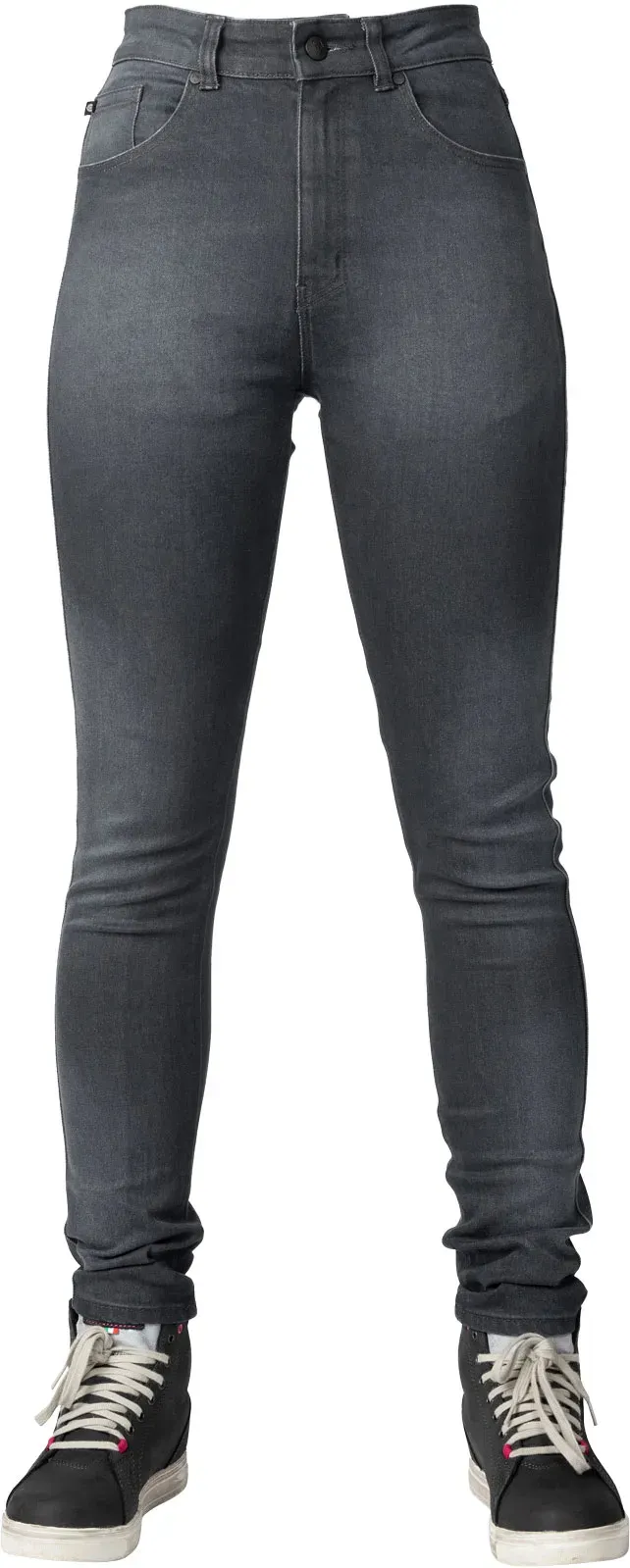 Bull-it Tactical, jeans femmes - Gris - Court 34