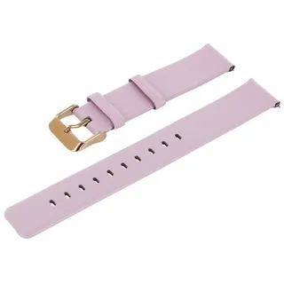 XCOAST Uhrenarmband Schnellwechselarmband 18mm Leder, mit Quick Release / Schnellwechseln per Federsteg rosa