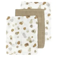 MEYCO Musselin Waschhandschuhe 3er-Pack Stains Sand