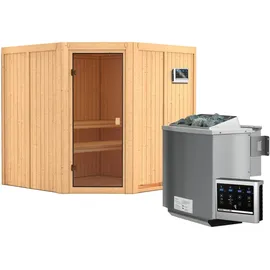 Karibu Kotka inkl. 9 kW Bio-Ofen + ext. Steuerung