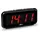 Atlanta Wecker 2608/1 schwarz-rot