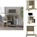 Vidaxl - Schreibtisch Sonoma-Eiche 80x50x75 cm Holzwerkstoff - Schreibtisch - Laptoptisch - PC-Tisch - Homeoffice - Holzwerkstoff Tisch