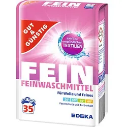 GUT&GÜNSTIG FEIN Waschmittel 1,75 kg