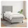 vidaXL Boxspringbett 100 x 200 cm Hellgrau