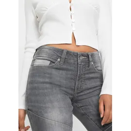 bonprix Schlagjeans Regular Fit grau 48