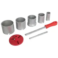 Silverline Lochsägen 33-53-67-73-83mm Set 8-tlg