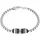 Tom Tailor Armband Edelstahl Schwarz/Silber 22cm