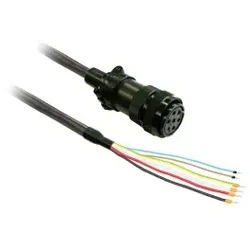 Schneider Electric VW3M5D4FR50 Motorkabel für Lexium BCH2-Servomotor an LXM28, 6x3, 3mm2 geschirmt, mit Bremse, MIL-Stecker, 5m