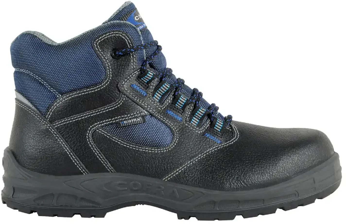 Sicherheitshochschuhe S3 SRC "RUHR BLUE" - 45 - schwarz