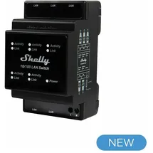 Shelly LAN Switch 5 Ports (10/100 Mbit) schwarz