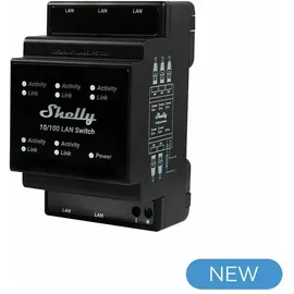 Shelly LAN Switch 5 Ports (10/100 Mbit) schwarz