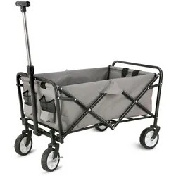 Mojawo Faltbarer Bollerwagen Transportwagen Handwagen Gartenwagen Stahlrahmen