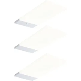 Paulmann LED Unterbauleuchte Bredo silber warmweiß 3er Set