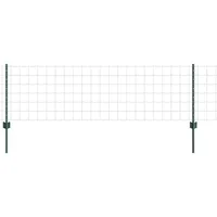 vidaXL Zaunpfosten 0,6 x 50 m Grün/Stahl