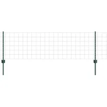 vidaXL Zaunpfosten 0,6 x 50 m Grün/Stahl